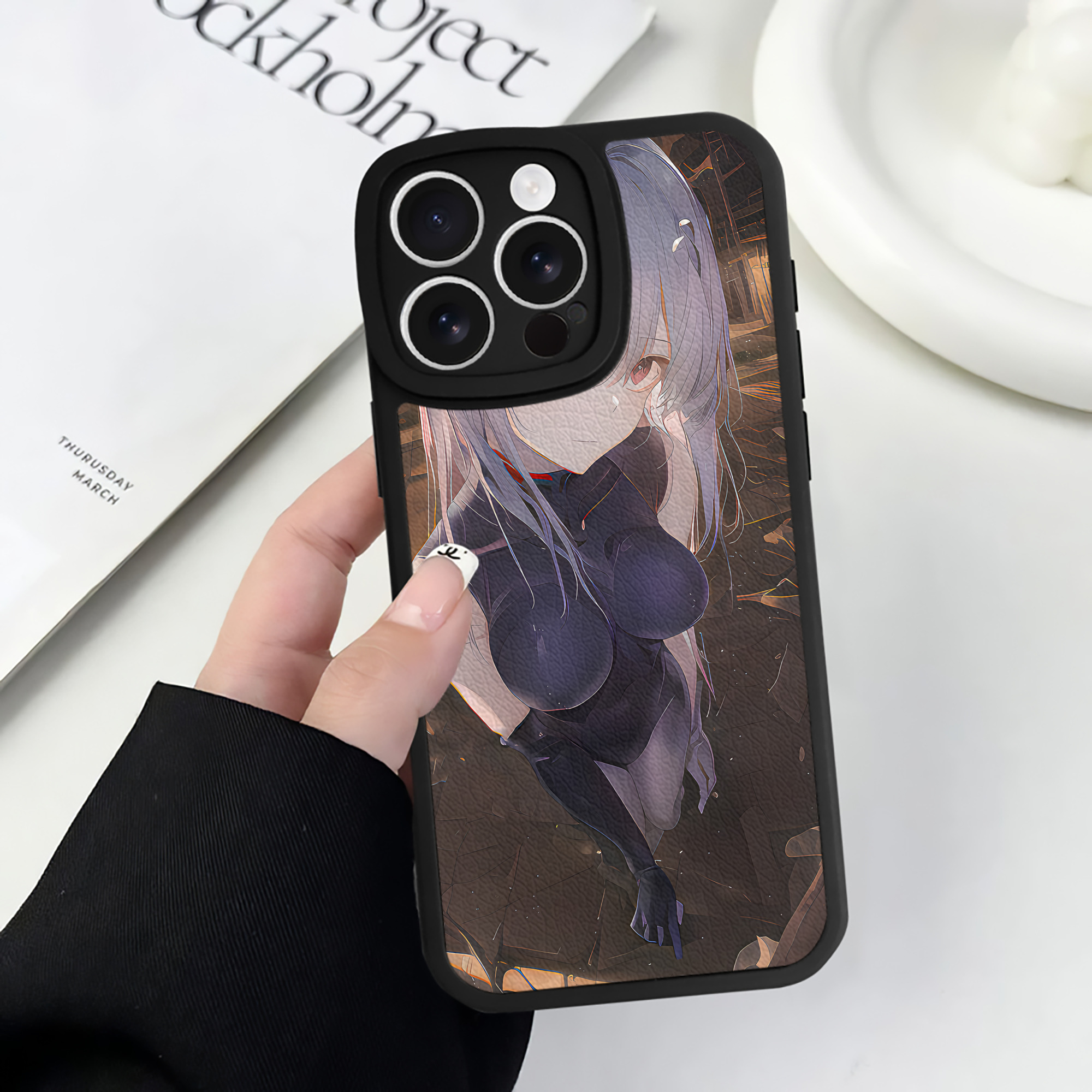 （画像用） EVA 新世紀エヴァンゲリオン 【iPhone 16シリーズ対応】シリコンスマホケース（レザー調） 材質：シリコン